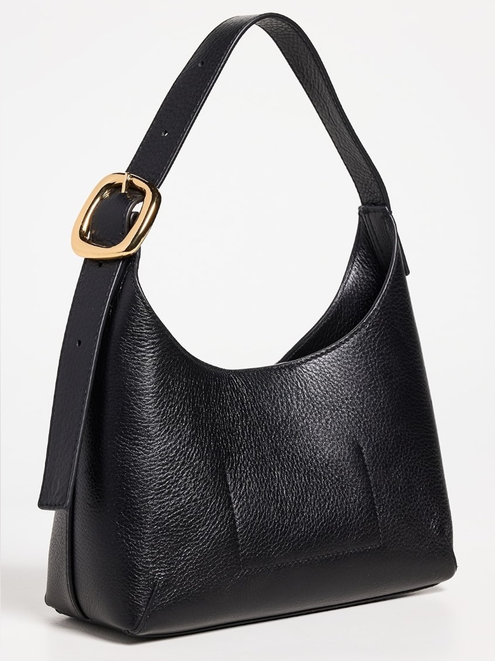 Madewell Puffy Buckle Shoulder Bag Black